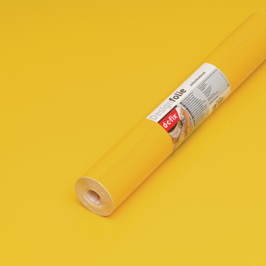 Klebefolie Uni Lack bananengelb image number null